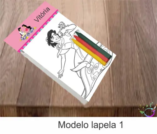 Desenhos de Colorir-(3 Giz de Cera)aladim