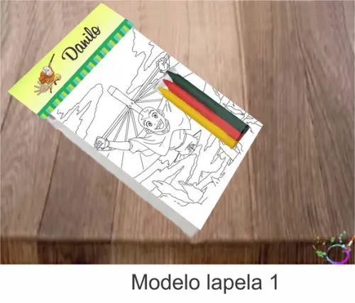 Desenhos de Colorir-(3 Giz de Cera)avatar Aang