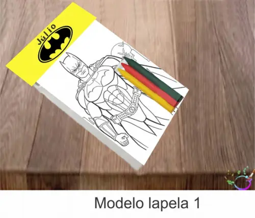 Desenhos de Colorir-(3 Giz de Cera)batman