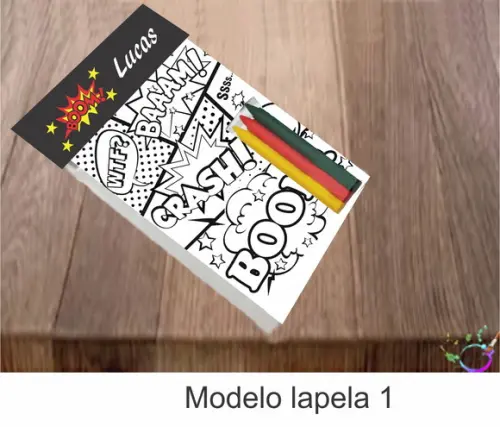 Desenhos de Colorir-(3 Giz de Cera)bomba