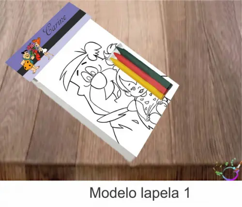 Desenhos de Colorir-(3 Giz de Cera)fred Flintstone