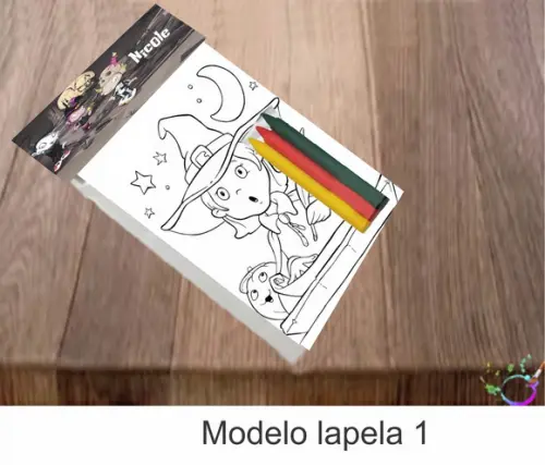 Desenhos de Colorir-(3 Giz de Cera)halloween#1
