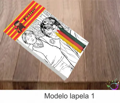 Desenhos de Colorir-(3 Giz de Cera)harry Potter-modelo 1