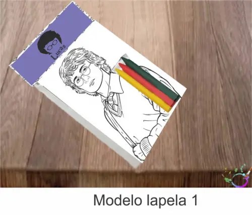 Desenhos de Colorir-(3 Giz de Cera)harry Potter-modelo 2