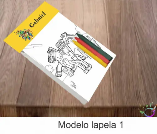 Desenhos de Colorir-(3 Giz de Cera)minecraft