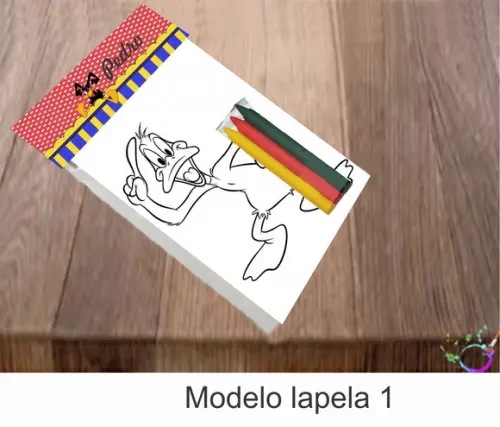 Desenhos de Colorir-(3 Giz de Cera)patolino