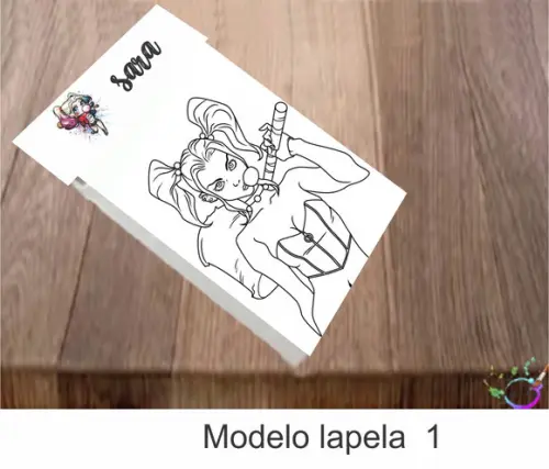 Desenhos de Colorir-arlequina