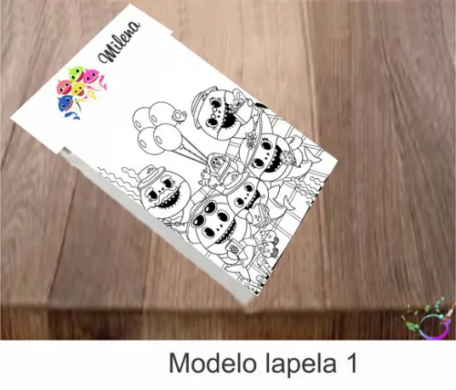 Desenhos de Colorir-baby Shark