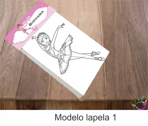 Desenhos de Colorir-bailarina