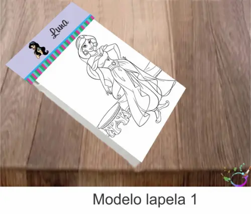 Desenhos de Colorir-jasmine
