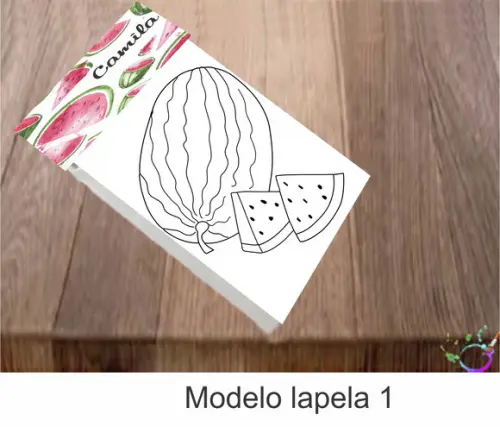 Desenhos de Colorir-melancia