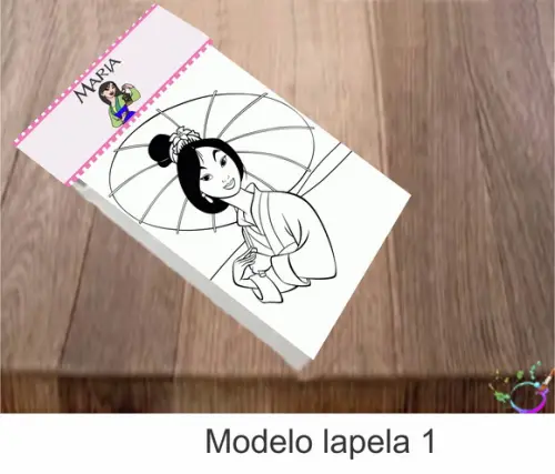 Desenhos de Colorir-mulan