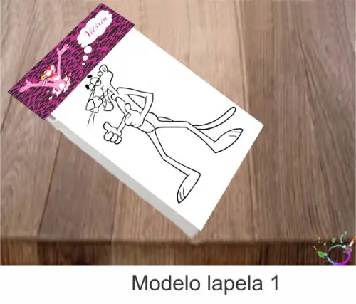 Desenhos de Colorir-pantera Cor de Rosa