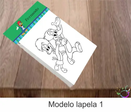 Desenhos de Colorir-pica Pau