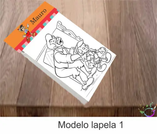 Desenhos de Colorir-pinóquio