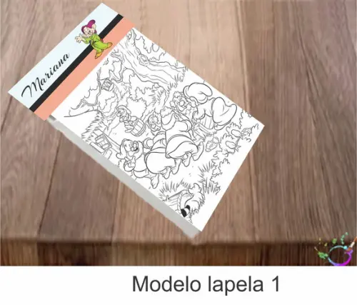 Desenhos de Colorir-sete Anões