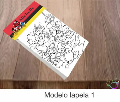 Desenhos de Colorir-turma do Mickey