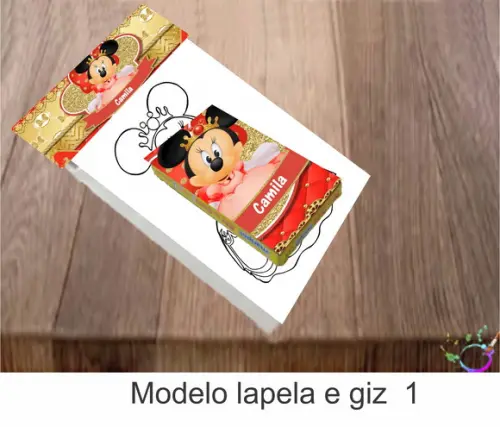 Desenhos de Colorir(caixa com Giz de Cera)