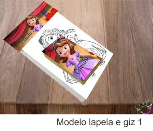 Desenhos de Colorir(caixa com Giz de Cera)