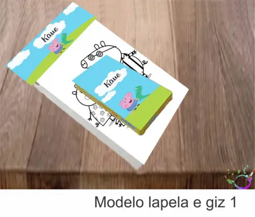 Desenhos de Colorir(caixa com Giz de Cera)