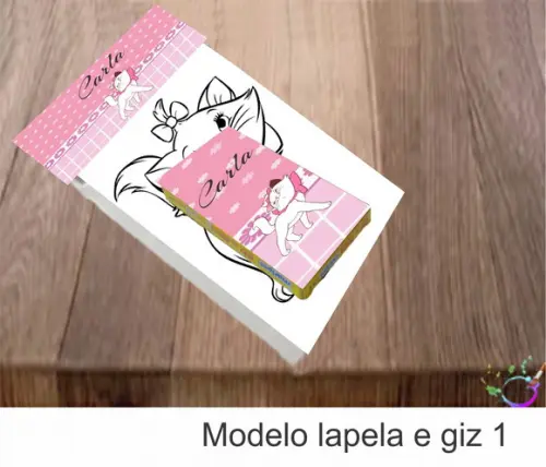 Desenhos de Colorir(caixa com Giz de Cera)- Marie