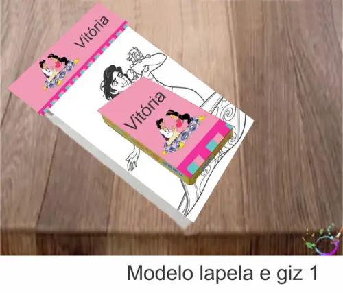 Desenhos de Colorir(caixa com Giz de Cera)-aladim