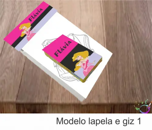 Desenhos de Colorir(caixa com Giz de Cera)-aurora