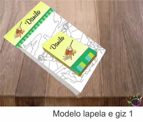 Desenhos de Colorir(caixa com Giz de Cera)-avatar Aang