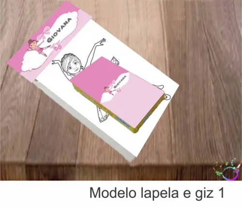 Desenhos de Colorir(caixa com Giz de Cera)-bailarina