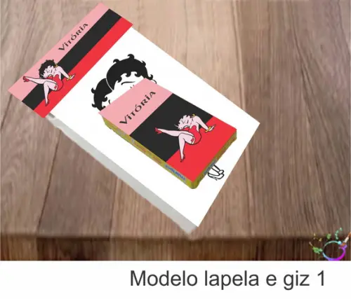 Desenhos de Colorir(caixa com Giz de Cera)-betty Boop