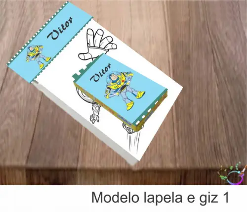 Desenhos de Colorir(caixa com Giz de Cera)-buzz Lightyear