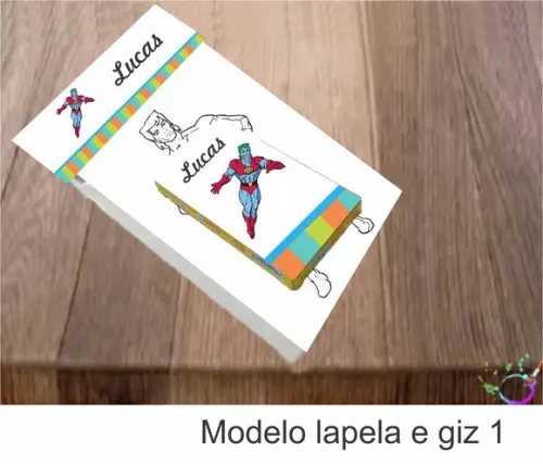 Desenhos de Colorir(caixa com Giz de Cera)-capitão Planeta