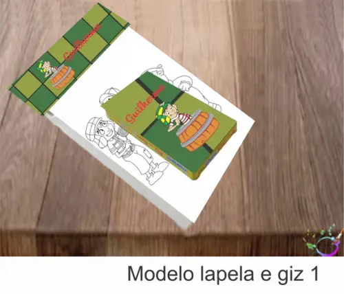 Desenhos de Colorir(caixa com Giz de Cera)-chaves