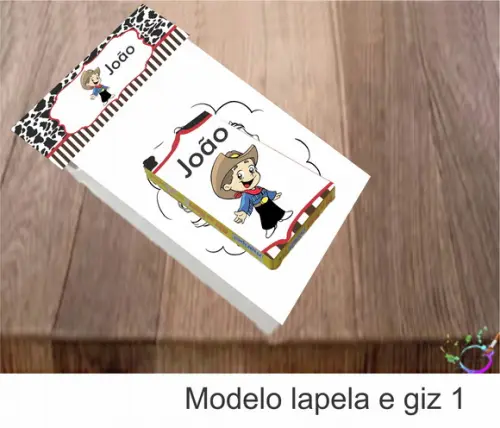 Desenhos de Colorir(caixa com Giz de Cera)-cowboy