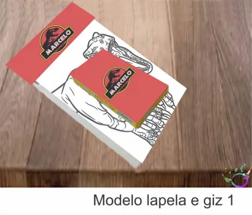 Desenhos de Colorir(caixa com Giz de Cera)-dinossauro