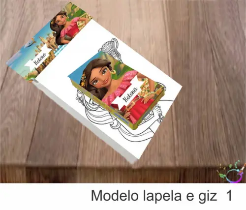 Desenhos de Colorir(caixa com Giz de Cera)-elena de Avalor