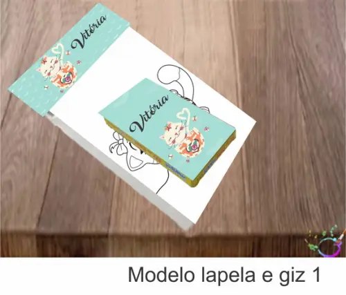 Desenhos de Colorir(caixa com Giz de Cera)-gatinho