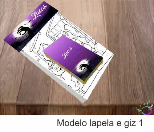 Desenhos de Colorir(caixa com Giz de Cera)-halloween#1