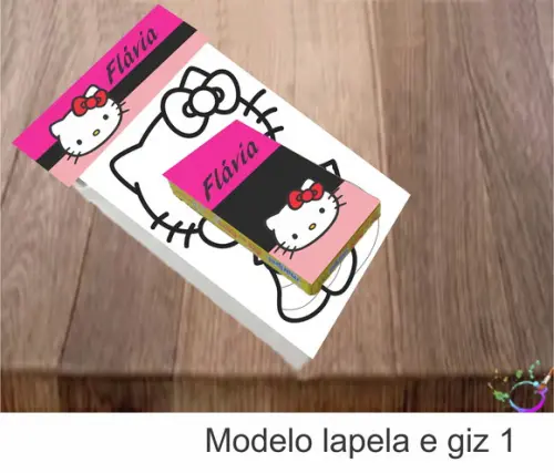Desenhos de Colorir(caixa com Giz de Cera)-hello Kitty