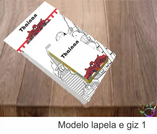 Desenhos de Colorir(caixa com Giz de Cera)-homem Aranha