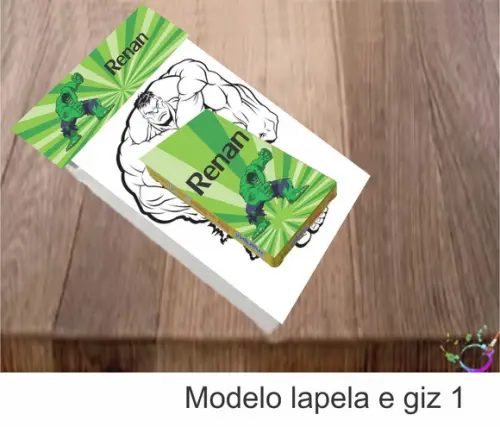 Desenhos de Colorir(caixa com Giz de Cera)-hulk