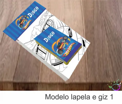 Desenhos de Colorir(caixa com Giz de Cera)-hot Whells