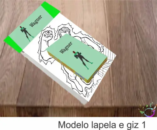 Desenhos de Colorir(caixa com Giz de Cera)-lanterna Verde