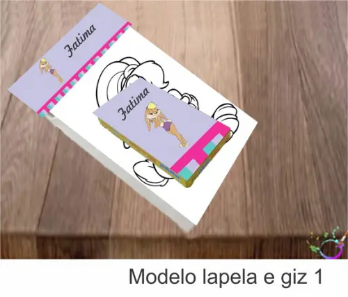 Desenhos de Colorir(caixa com Giz de Cera)-lola