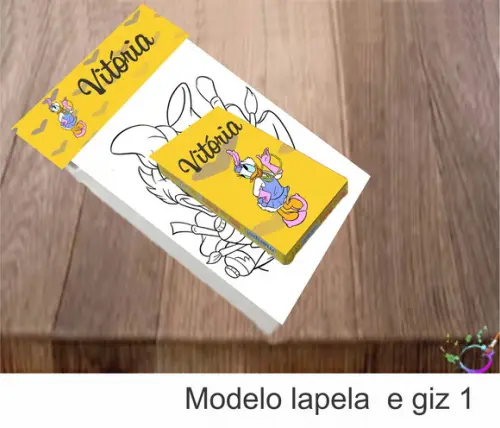 Desenhos de Colorir(caixa com Giz de Cera)-margarida