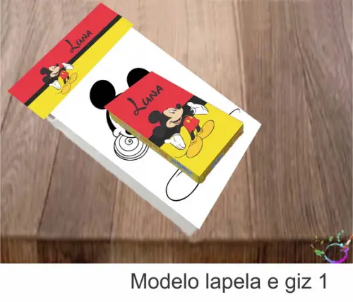 Desenhos de Colorir(caixa com Giz de Cera)-mickey