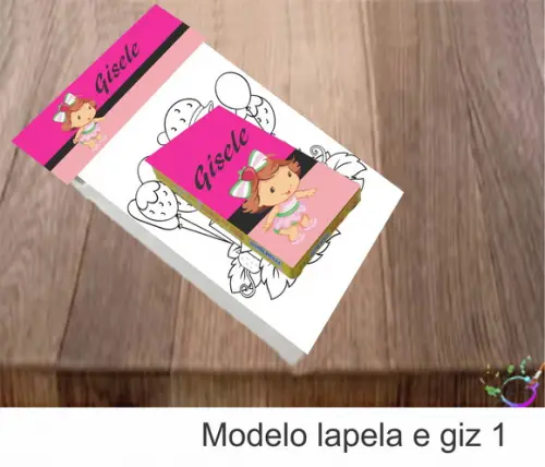 Desenhos de Colorir(caixa com Giz de Cera)-moranguinho