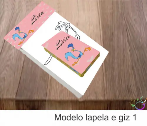 Desenhos de Colorir(caixa com Giz de Cera)-papaleguas