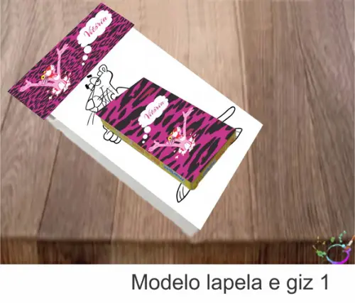 Desenhos de Colorir(caixa com Giz de Cera)-pantera