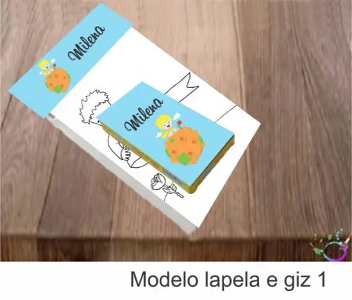 Desenhos de Colorir(caixa com Giz de Cera)-pequeno Príncipe